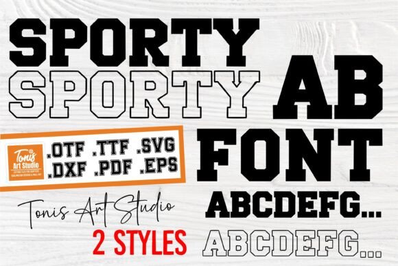 Ab Sporty: The Varsity Font for Bold Branding