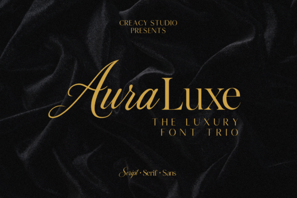 Auraluxe Trio: Crafting a Visual Language of Luxury