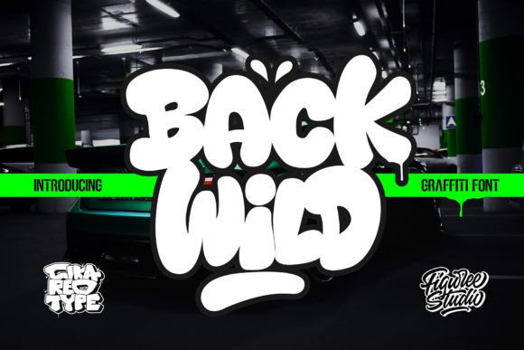 Back Wild: A Bold Graffiti Font with Swash Characters