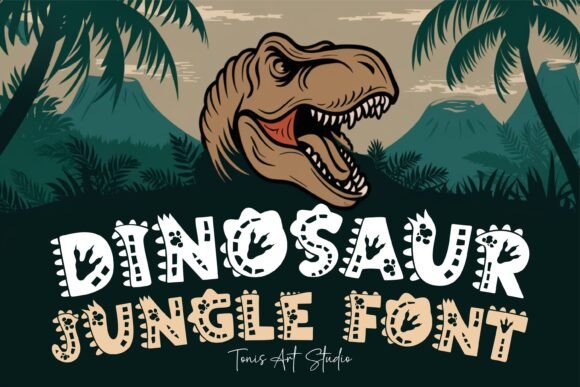 Dinosaur Jungle: A Typeface for Roaring Creative Projects