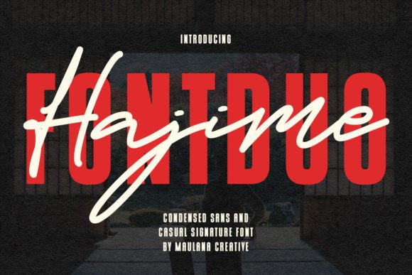 Hajime Font Duo: A Modern Pairing for Bold Branding