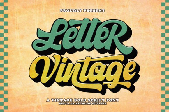 Letter Vintage: Capturing the Bold Spirit of Retro Typography