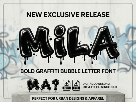 Mila: The Graffiti Font with Urban Soul