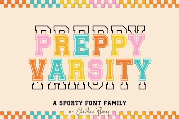 Preppy Varsity: Crafting Timeless College-Inspired Designs