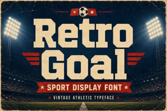 Retro Goal: A Typeface That Brings Vintage Athletic Spirit to Life