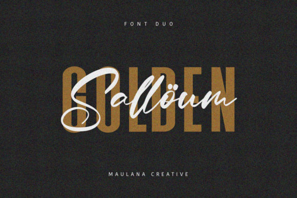 Salloum Golden Font Duo: The Perfect Pair for Authentic Design
