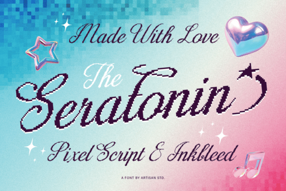 Seratonin: A Retro-Futuristic Script Font for Modern Brands