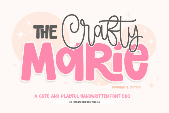 The Crafty Marie: A Font Duo That Does the Pairing For You