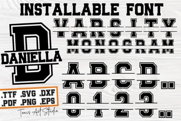Varsity Monogram: Capturing Athletic Spirit in Your Designs