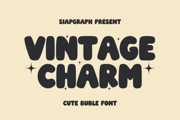 Vintage Charm: The Bubble Font That Brings Retro Playfulness to Modern Design
